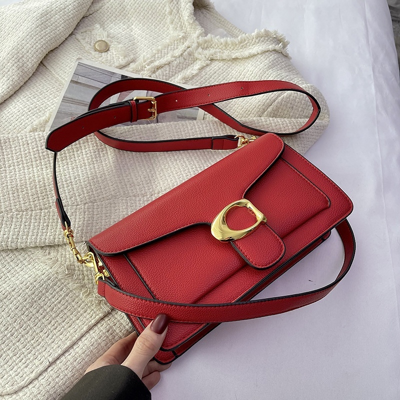 2025 Free Shipping Women's Designer Luxury Fashion Women's Bag Underarm Bag Style Versatile Single Shoulder Small Square Bag