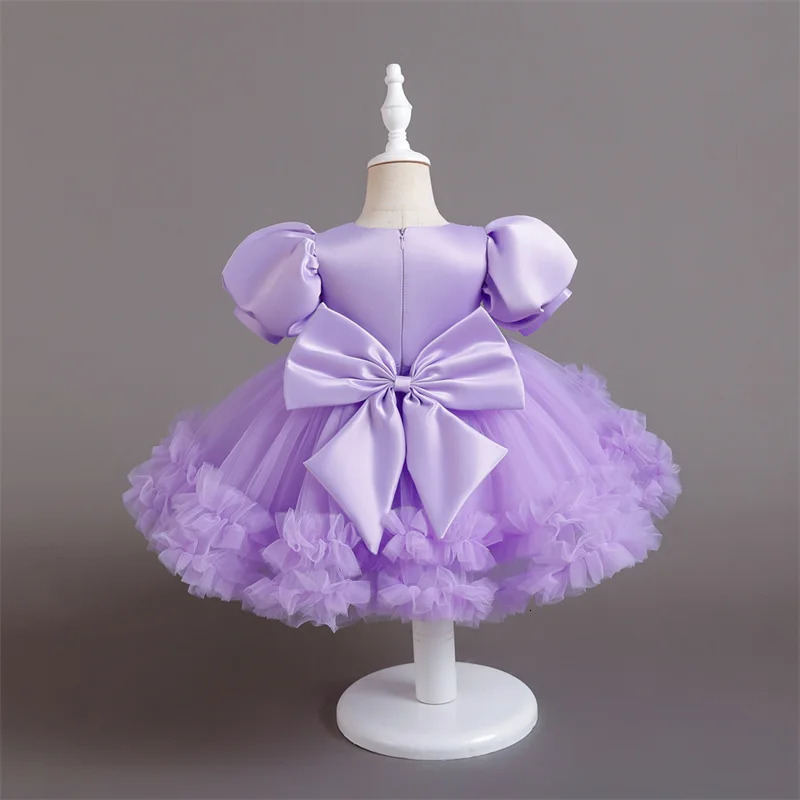 Toddler Baby Baptism Dresses First Birthday Dress For 0-5 Years Baby Girl Clothing Princess Party Dress Christening Gown 250617
