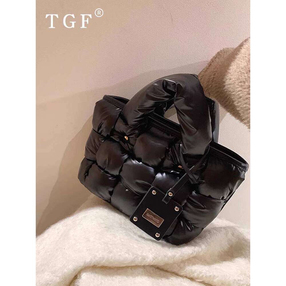 This Year s Trendy Crossbody Down for Women New Black Niche Designer Handbag Tote Bag