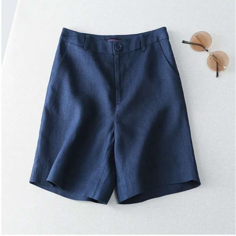 With Waist Pocket Short Pants Woman Wide Shorts For Women Harajuku Fashion Flowy Classic Clothing 2025 XXL Aesthetic Hot Luxury