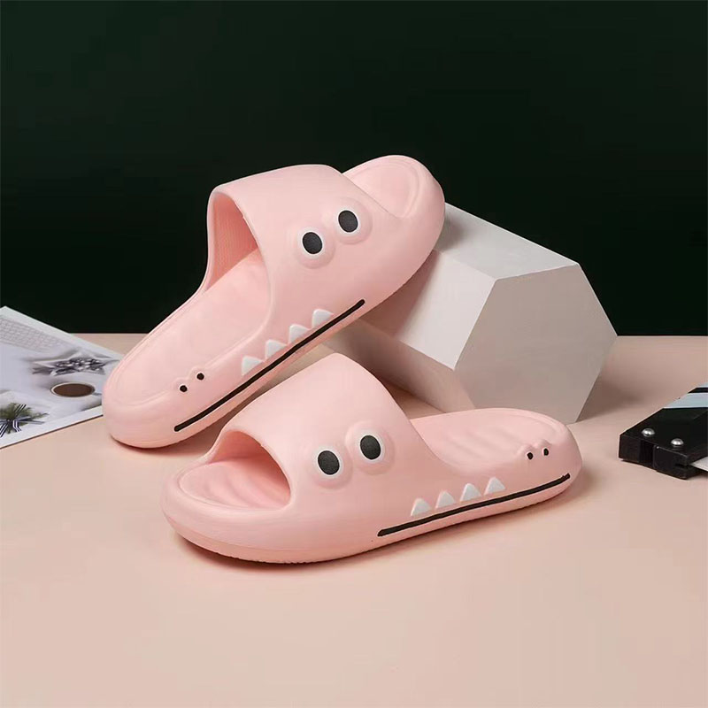 Breathable Cartoon Crocodile Slippers - Soft & Anti-Slip Footwear for Men and Women