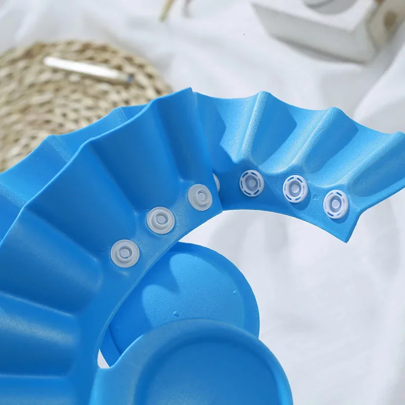 Children Kids Baby Bath Visor Shampoo Cap Toddler Shower Cap Adjustable Bathing Shower Hat born Care Wash Hair Head Cap 250617