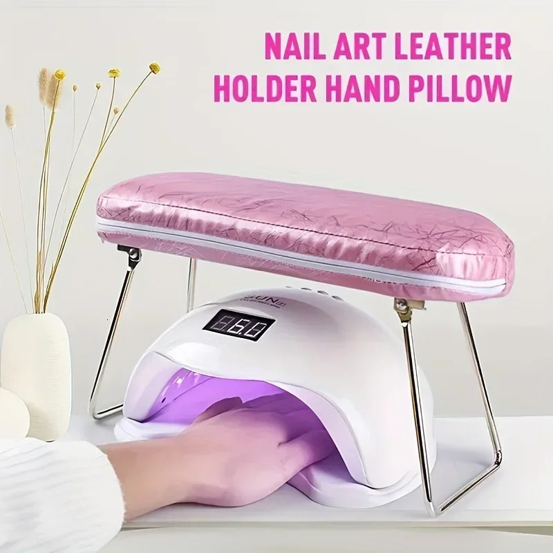 1pc nail pillow hand support pillow nail armrest pad bracket foldable hand pillow professional nail salon hand pillow 250612