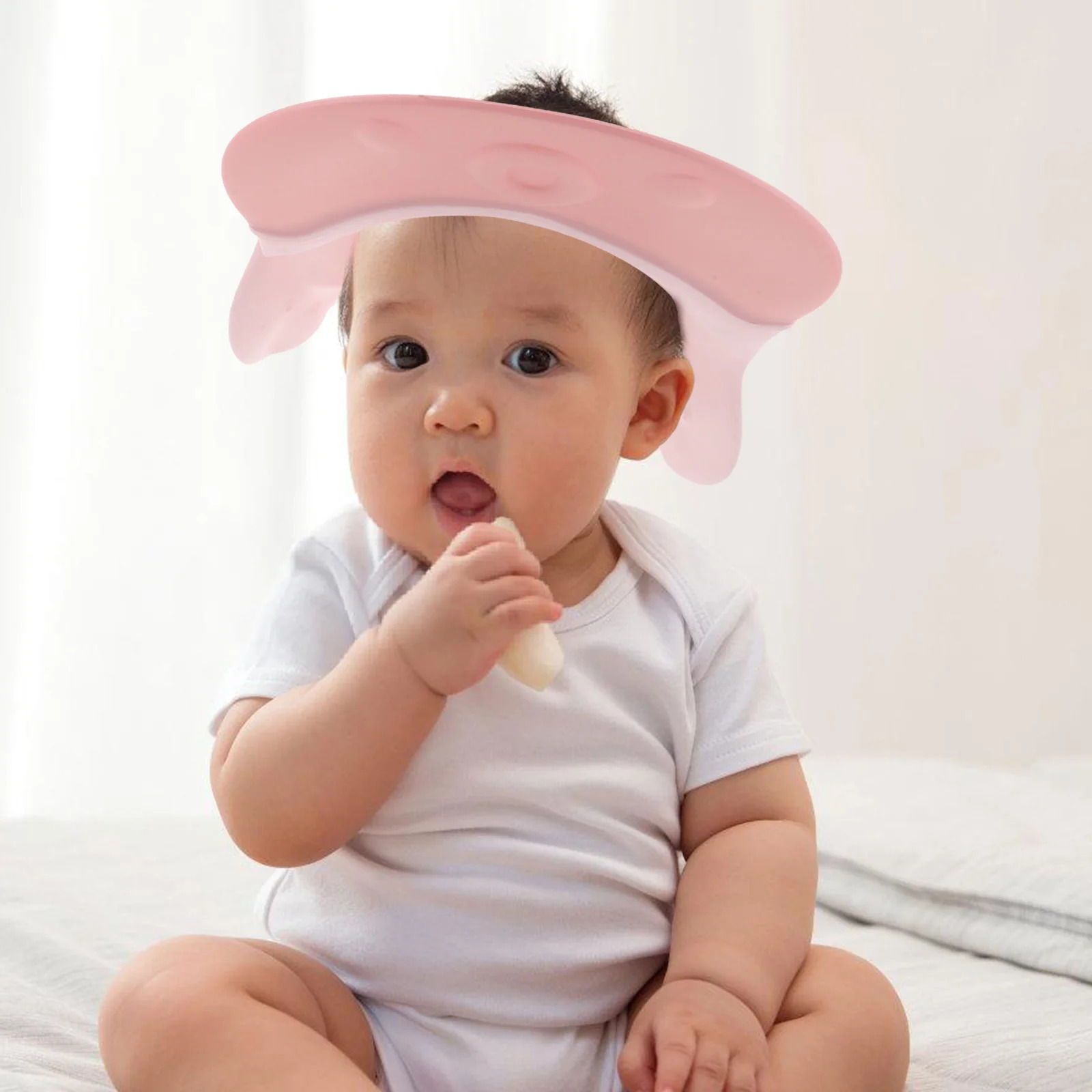 Childrens Shampoo Cap Shower for Kids Baby Bath Accessories Hair Wash Shield Hat Adjustable 250617