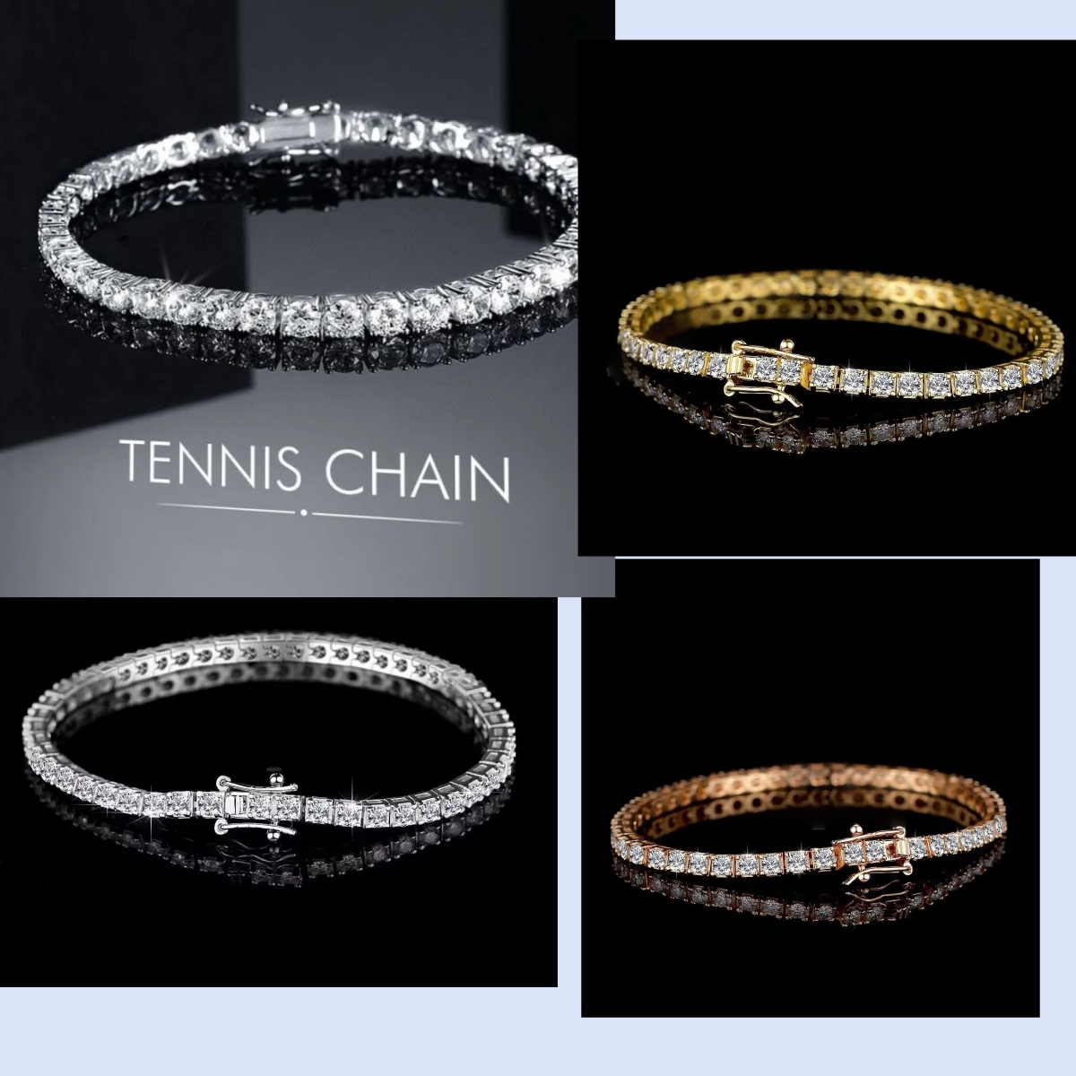Personalized Classic Does not fade dia studded hhiphop men's and women's trendy street three-dimensional necklace of high quality
