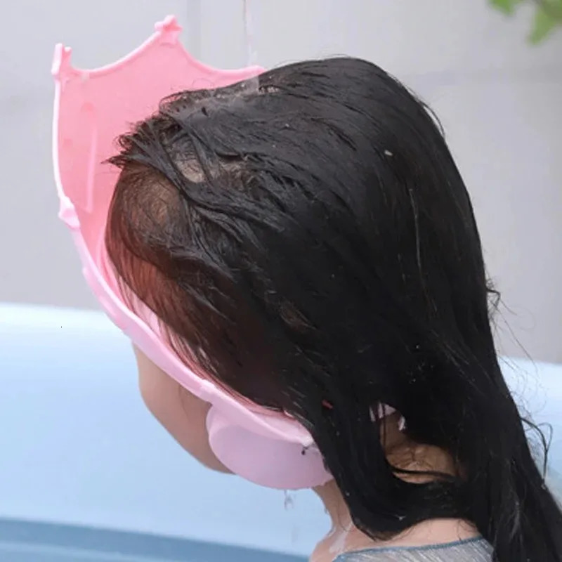 Baby Shower Soft Cap Wash Hat For Kids Ear Protection Safe Children Shampoo Bathing Shower Protect Head Cover 250617