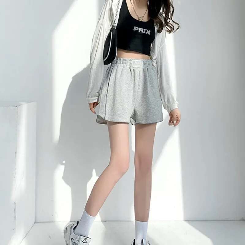 With Waist Pocket Short Pants Woman Streetwear Elastic Shorts for Women Flowy Elegant Wholesale Summer Fashion Clothing 2025 XL