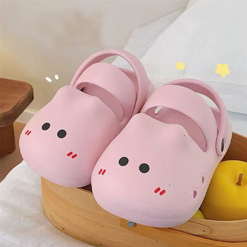 Cute Cartoon Animal Design Waterproof Summer Slippers - Made from Durable EVA Material