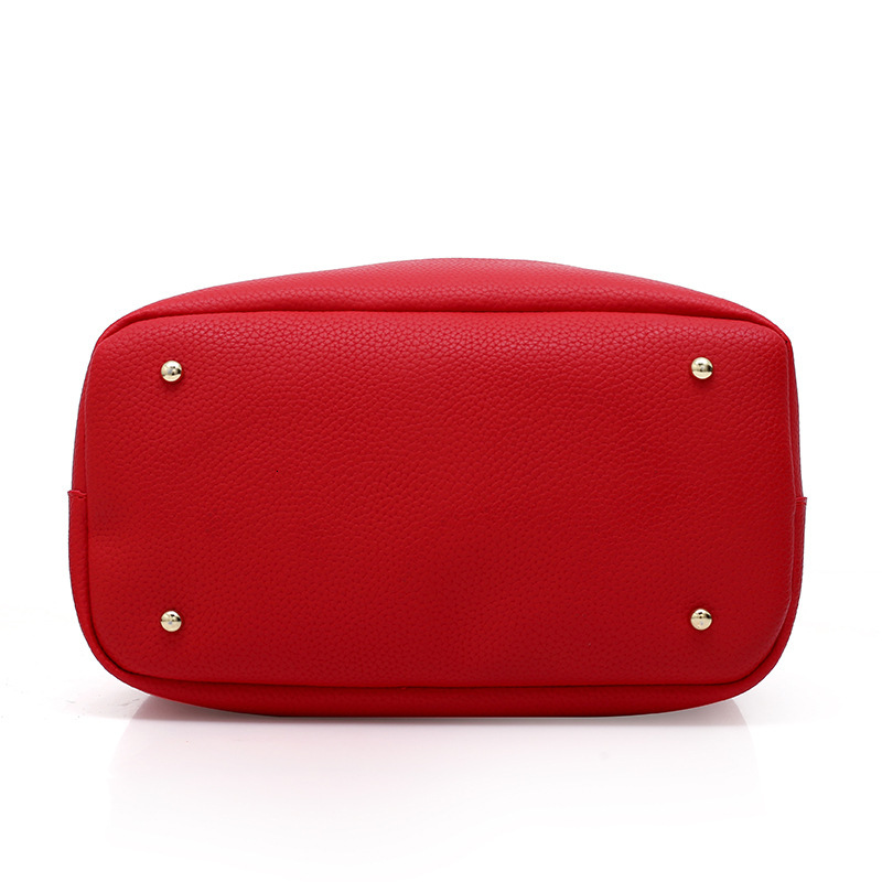 Free Shipping 2025 New Designer Bag With Hard Skin Patch Single Shoulder Handbag Fashionable And High-quality Shopping Bag Women's PU Bucket Bag