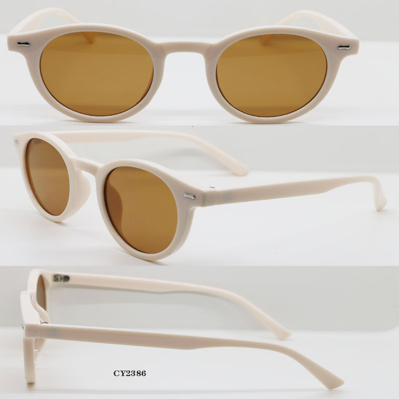 Round Frame Sunglasses with Ocean Lenses for Trendy Men and Women