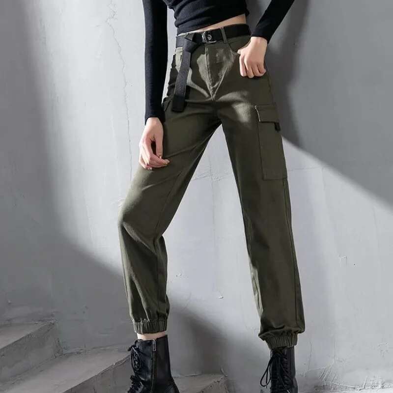 Baggy Korean Fashion Pants for Women Casual Loose Harajuku Trends 2025 Y2k Streetwear Cotton Slacks Original 90s Woman Trousers