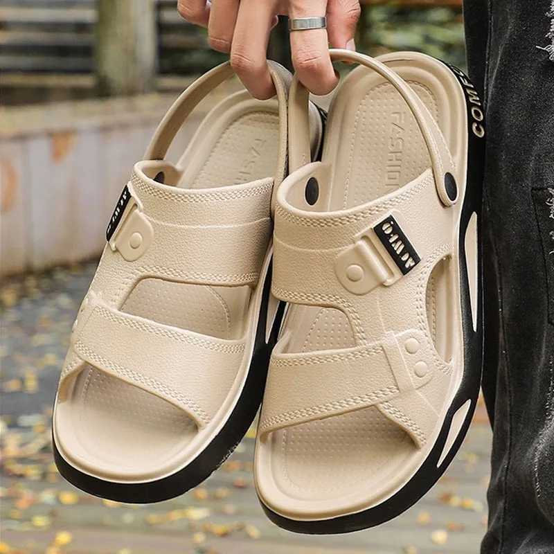Smile Men Shoes Suitable for Indoor And Outdoor Summer Fashion Sandals Breathable EVA Beach Sandals Dual-purpose Casual Slippers Z250617