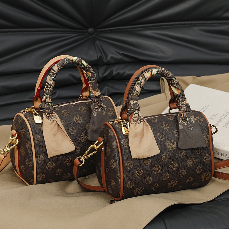 2025 free shipping women's designer luxury fashion temperament scarf crossbody bag handbag shoulder bag brown khaki
