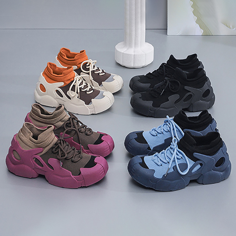 designer shoes sneakers womens trainers fashion versatile spring and autumn mesh breathable thick sole non-slip women shoes casual sneaker