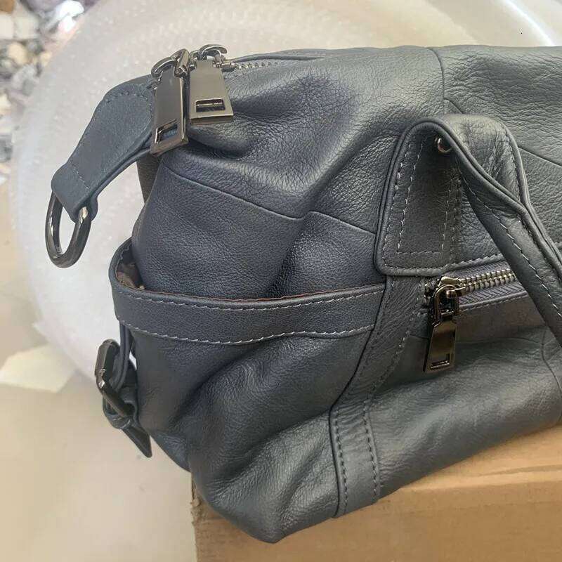 New Genuine Leather Handbags For Women 2025 Fashion High Capacity Shoulder Female Crossbody Designer Purse Tote Hand Bag