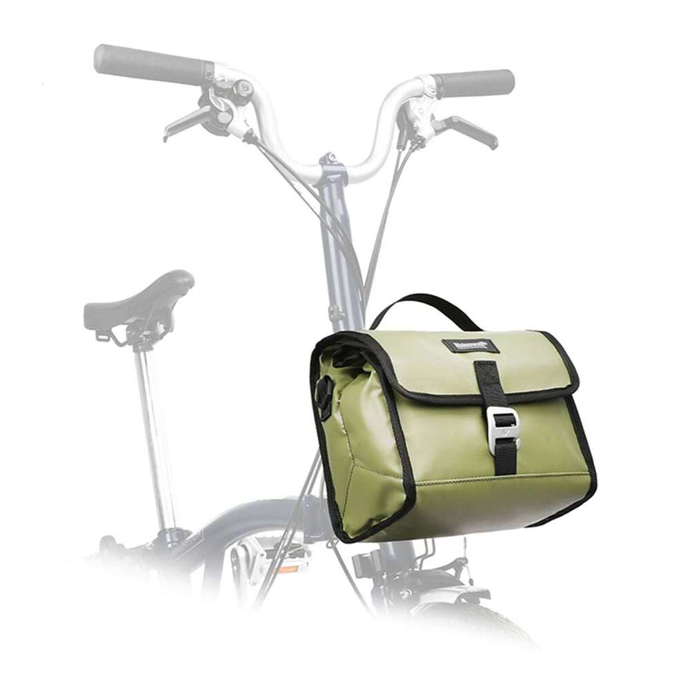 Folding Handlebar Multi-Functional Front Insulated Bike Basket Bag With Rain Cover