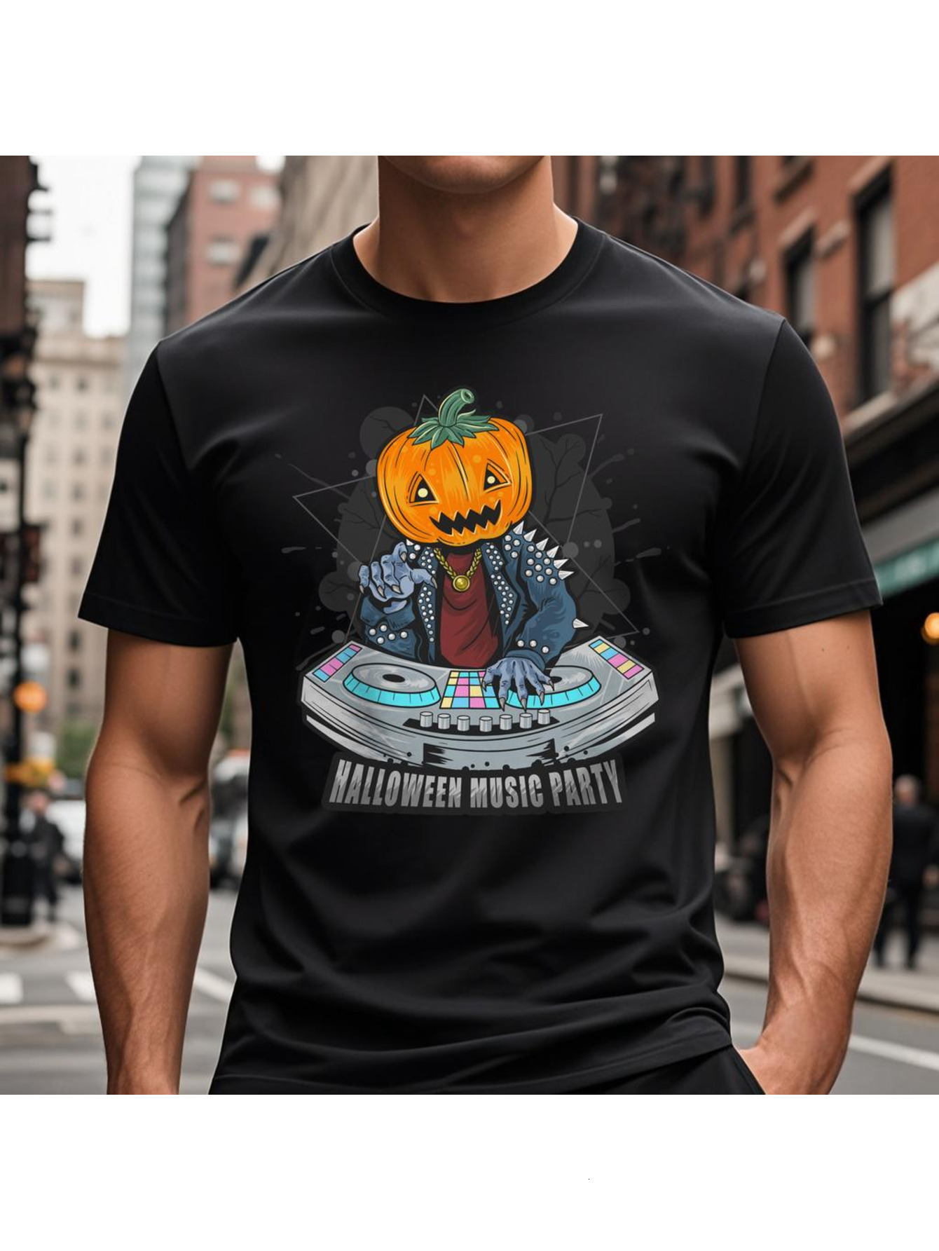 Dongdumaoyi Text S-3Xl 180G Black White Short Sleeve Men Adult Round Collar T Shirts Graphics Cotton Halloween 7c92