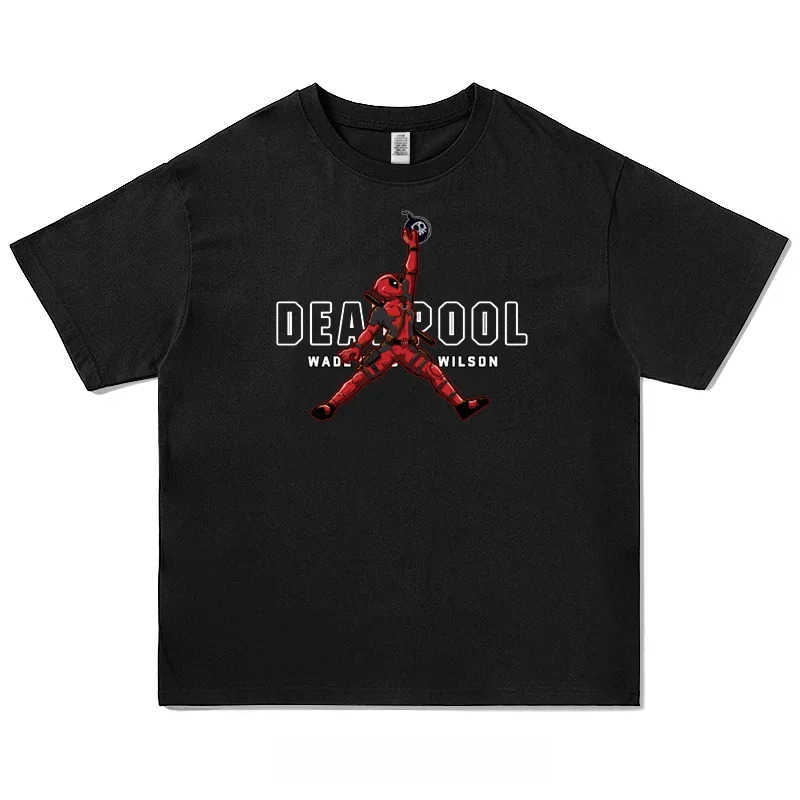 Disney Deadpool Wolverine 3 Cotton Kids T-shirt Anime Movie Short Sleeve Tshirt Child Tee Boy Girl Tops Print Fashion W250617