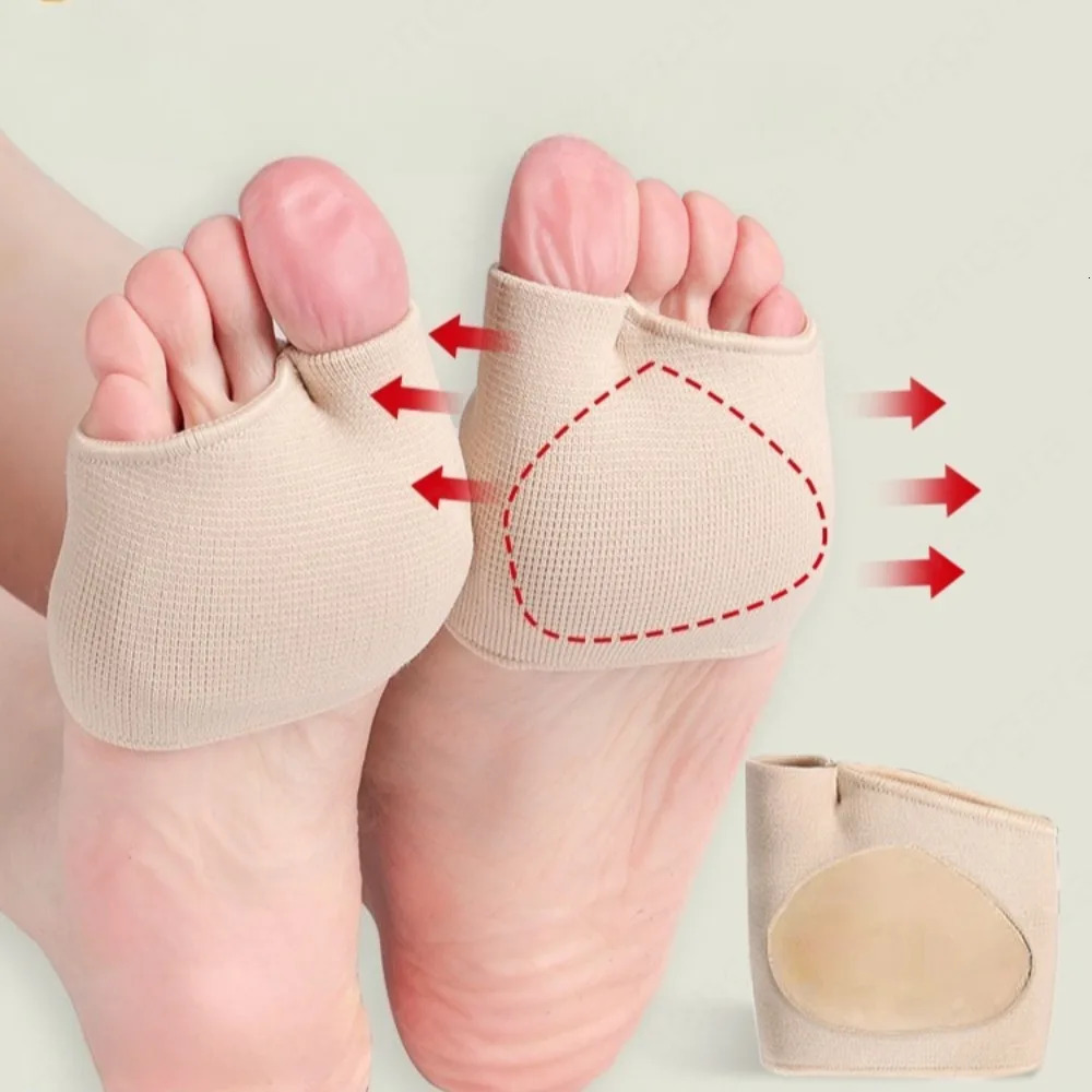 Metatarsal Pads for Women and Men Forefoot Pad for Ball of Foot Pain Relief Insoles Half Sock Support Soft Gel Foot Cushion 2pcs 250613