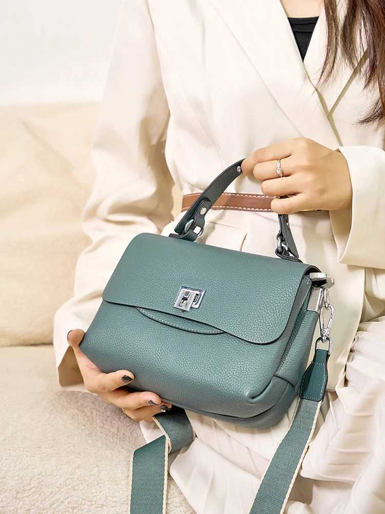 Zency Women Genuine Leather Top-handle Bag Envelope Bags Designer Shoulder Handbag Ladies Elegant Crossbody For Ladies Z250617