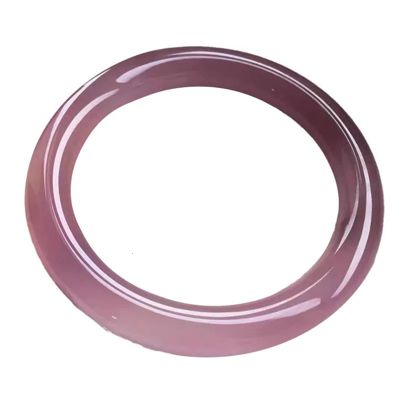 Brazil High Ice Imperial Chalcedony Bracelet Retro Round Agate Violet Ladies Bracelet 250616