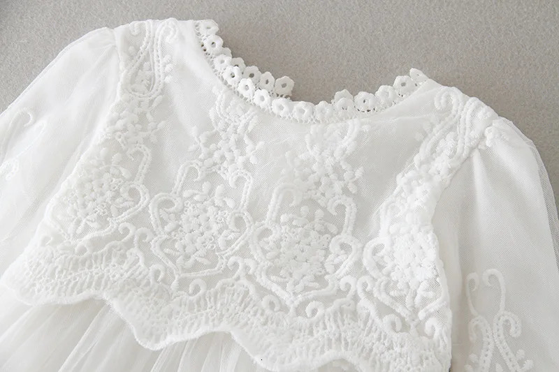 Hetiso Baby Girls Dress Long Sleeve Kids First Birthday Ball Gown Infant Dresses for Baptism Bridesmaid party 3-24 month 250617