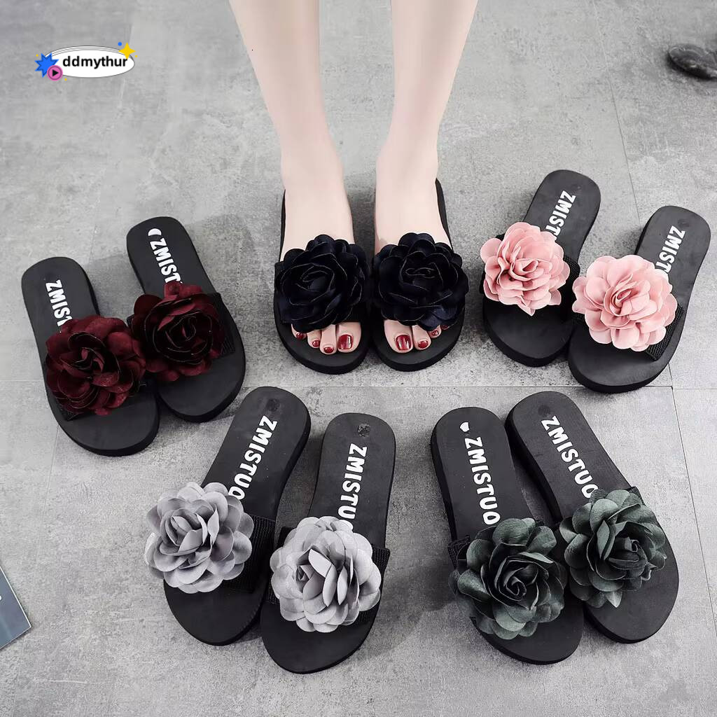 Women Size 8 1/2 Beach Wedges Ladies Outdoor Sandals Bohemia Flower Womens Shoes Wide Width Slippers ddmythur