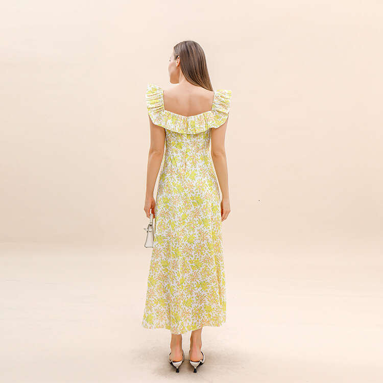 Skirt Promdress Bodysuit Dresses for Woman Elegant for A Wedding 255 # Linen Dress 2025 Summer New French Style Niche Womens Fashion Slimming Age-redu