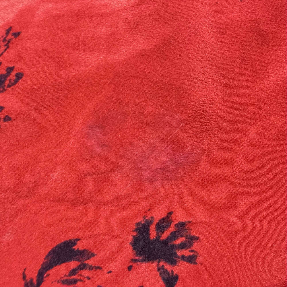 Black Dress Partydress Vestido De Mujer 828 Summer New 2025 Red Printed V-neck Slim Fit French Style Mulberry Silk Dress