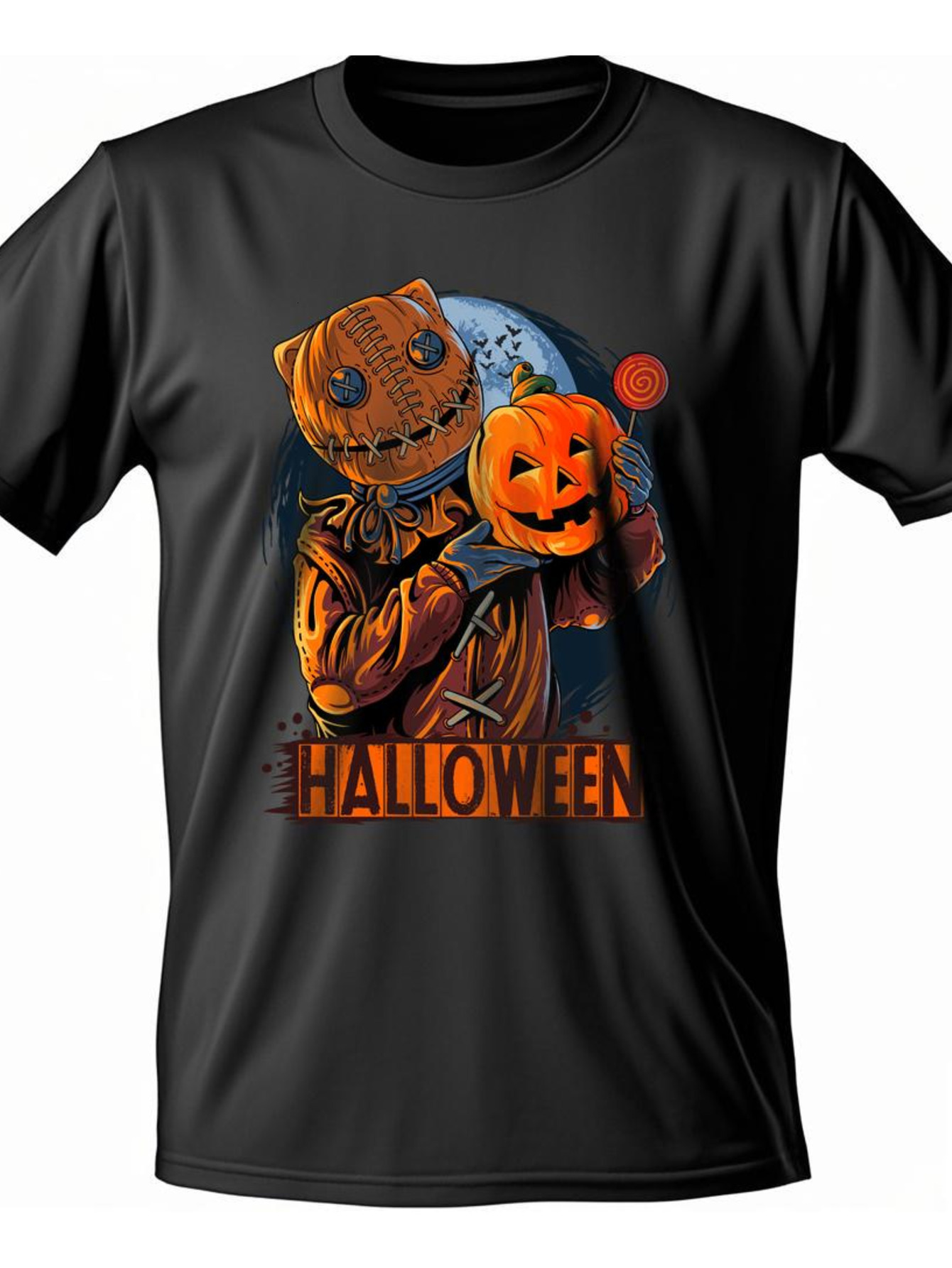 Dongdumaoyi Graphics 180G Short Sleeve Men T Shirts White Adult Cotton Black Text S-3Xl Round Collar Halloween 104b