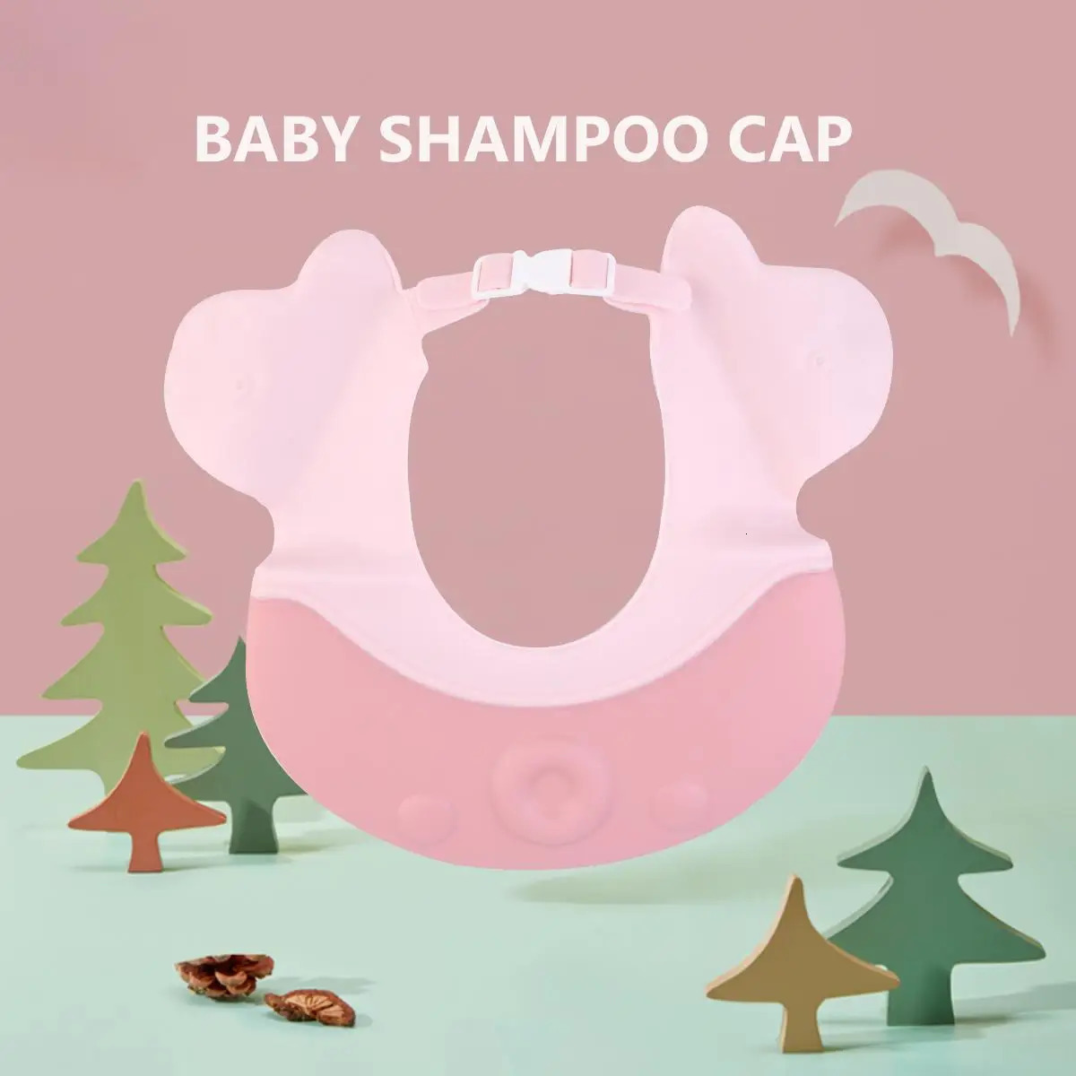 Baby Shower Cap Hair Wash Visor Kids Shampoo Caps born Bath Hat Infant Bathing Cap Adjustable Durable Cartoon Protect 250617