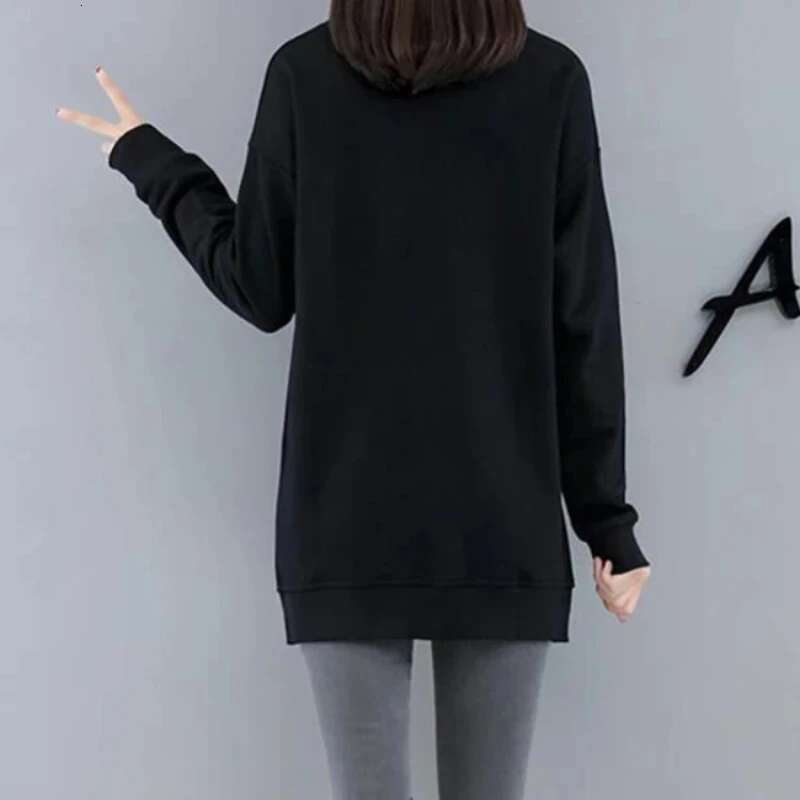 Cotton Pullovers With Zipper Female Top Kpop Full Zip Up Dropshiping Aesthetic Matching Basic Emo Outerwears Womens Sweatshirts