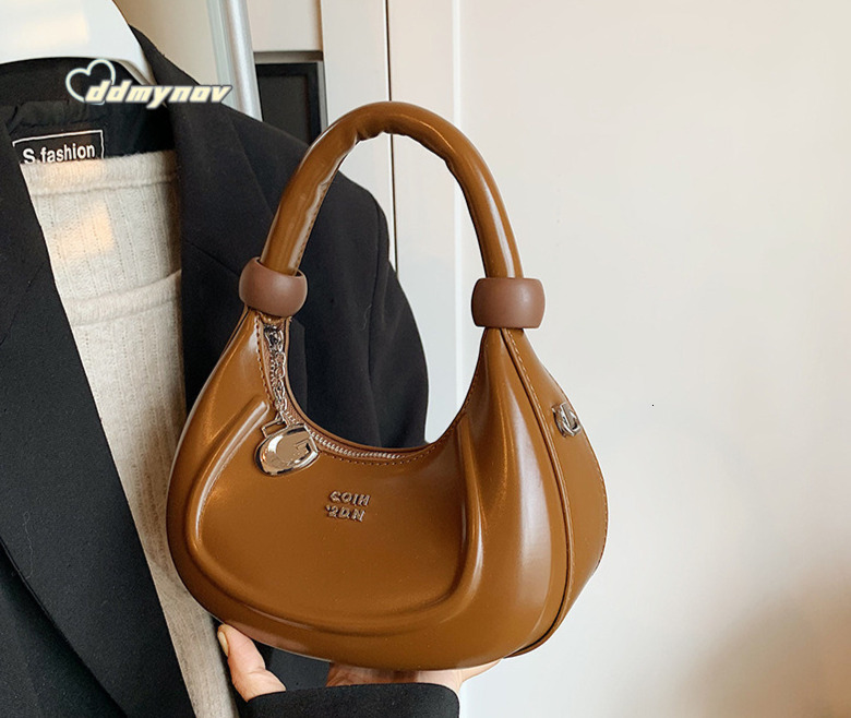 Handheld Underarm for Women 2025 New Style High-end Niche Versatile Single Shoulder Crossbody Crescent Bag ddmynov ddmynov