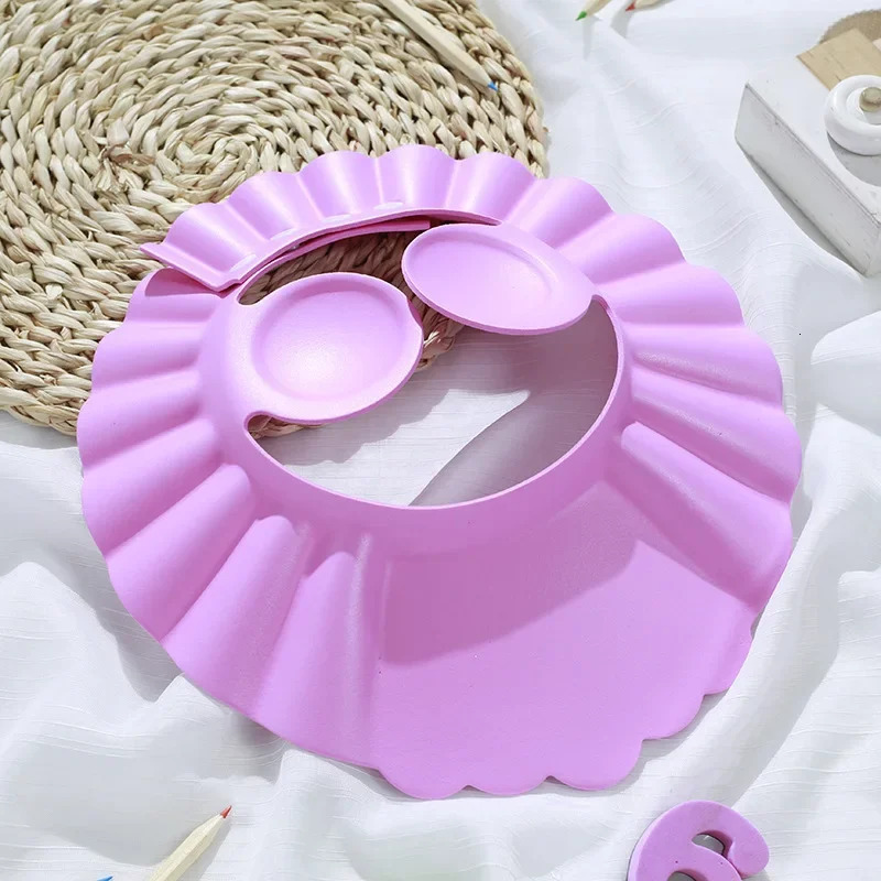 Children Kids Baby Bath Visor Shampoo Cap Toddler Shower Cap Adjustable Bathing Shower Hat born Care Wash Hair Head Cap 250617