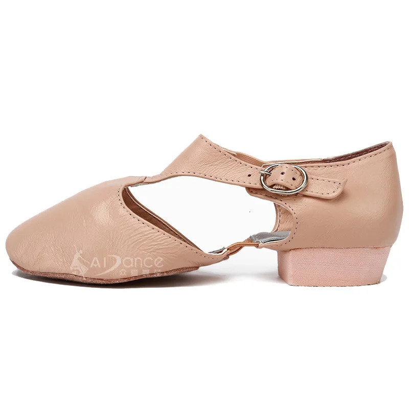 1pair/lot Genuine Leather Jazz Dance Shoes Women Ballet Dancing Shoe soft dancing shoes 250613