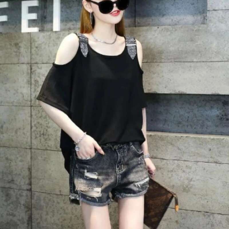 Summer Outfit T Shirt for Women Baggy Woman Tops Japanese Vintage Fashion Clearance Clothing Female Youthful Clothes Harajuku