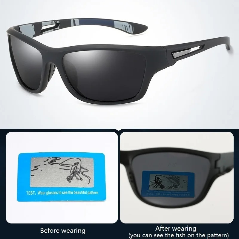 Mens Polarized Fishing Sunglasses With Glasses Chain For Men Women Driving Hiking Sun Glasses Fishing UV400 Eyewear 250616