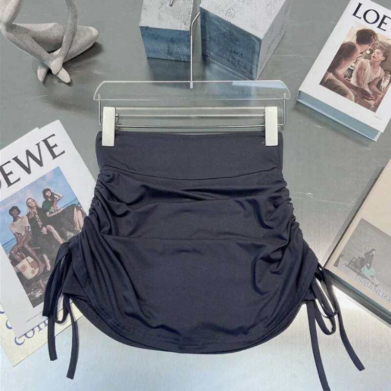 Skirts for Woman Short Clothing Mini Womens Skirt with Strings Night Club Outfit Tight Sexy Wrap Modest Vintage Cheap Y2k New In