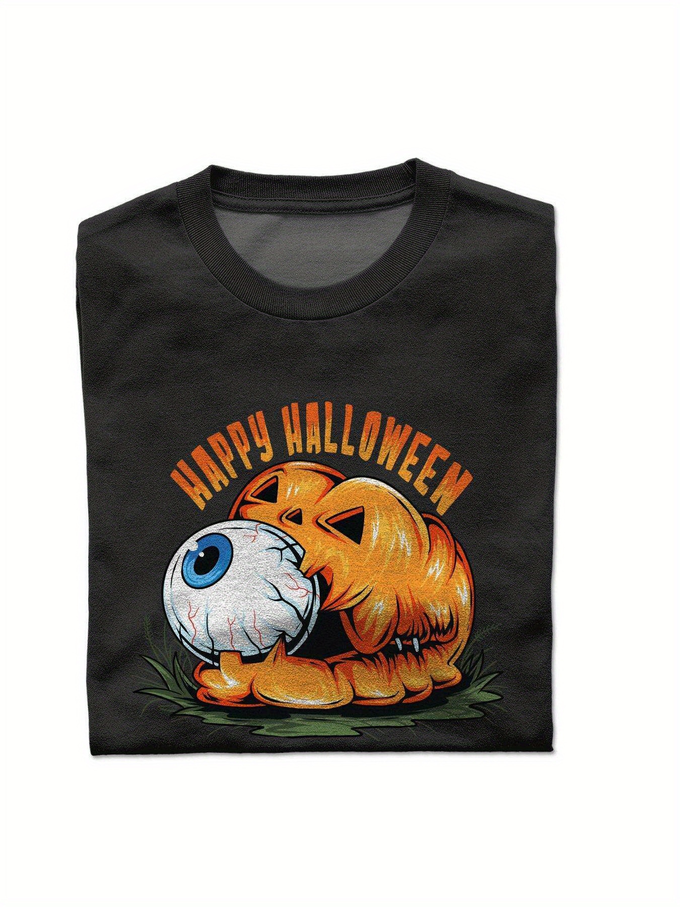 Dongdumaoyi White S-3Xl Black Adult Short Sleeve T Shirts Text Round Collar Men Cotton 180G Tiger Halloween 08d2