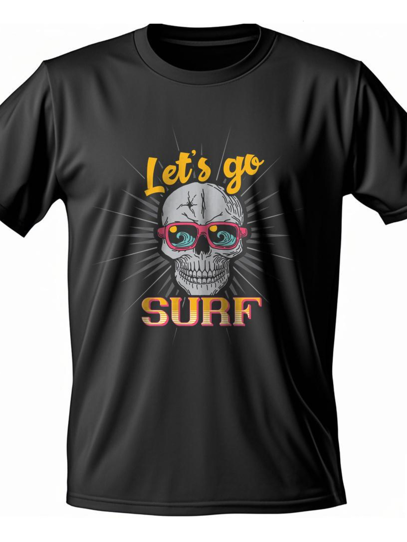 Dongdumaoyi Skull Adult T Shirts Black 180G Text Short Sleeve Men Round Collar White S-3Xl Cotton 5f48
