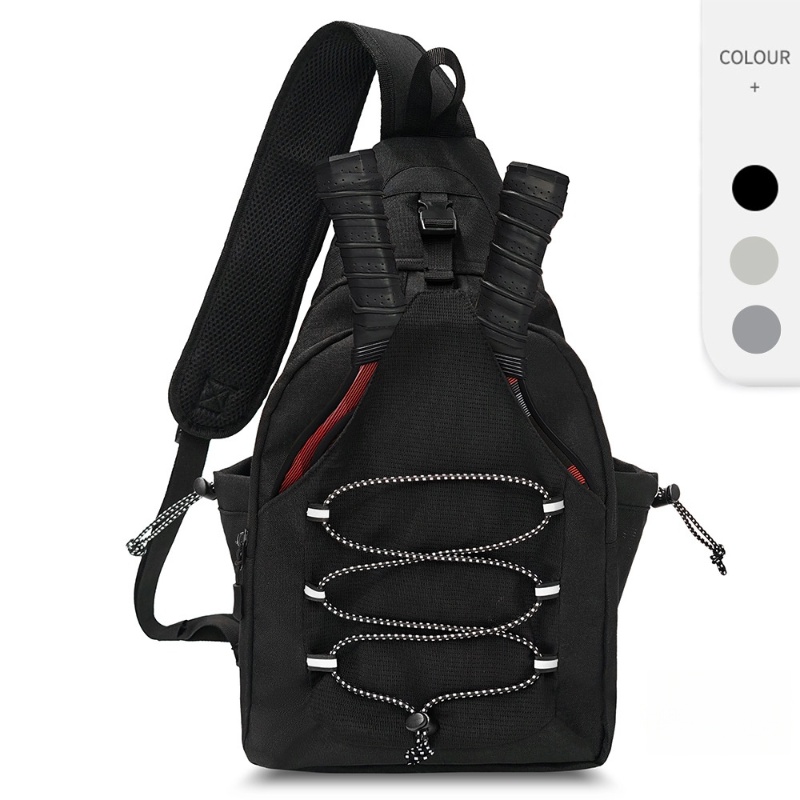 Tennis bag outdoors backpacks padel bags pickleball badminton rackets backpack sports crossbody pack lightweight waterproof multifunctional shoulder p
