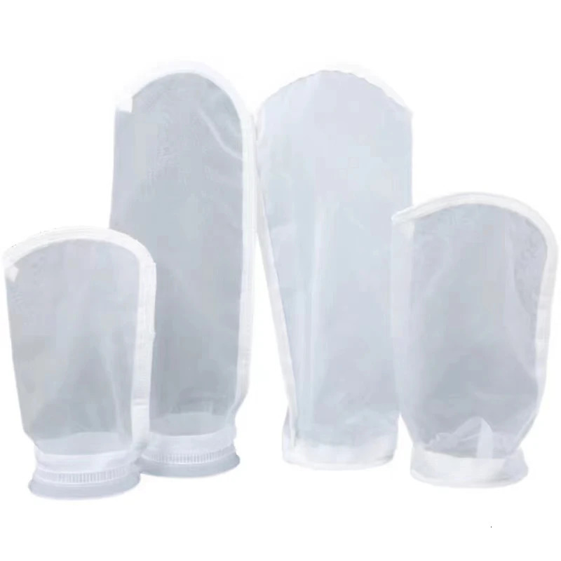 5pcs Super Fine Aquarium Filter Bag with Frame Washable Reusable Mesh Foam Carpet Sock Bag for Fish Marine Filtration System 250613