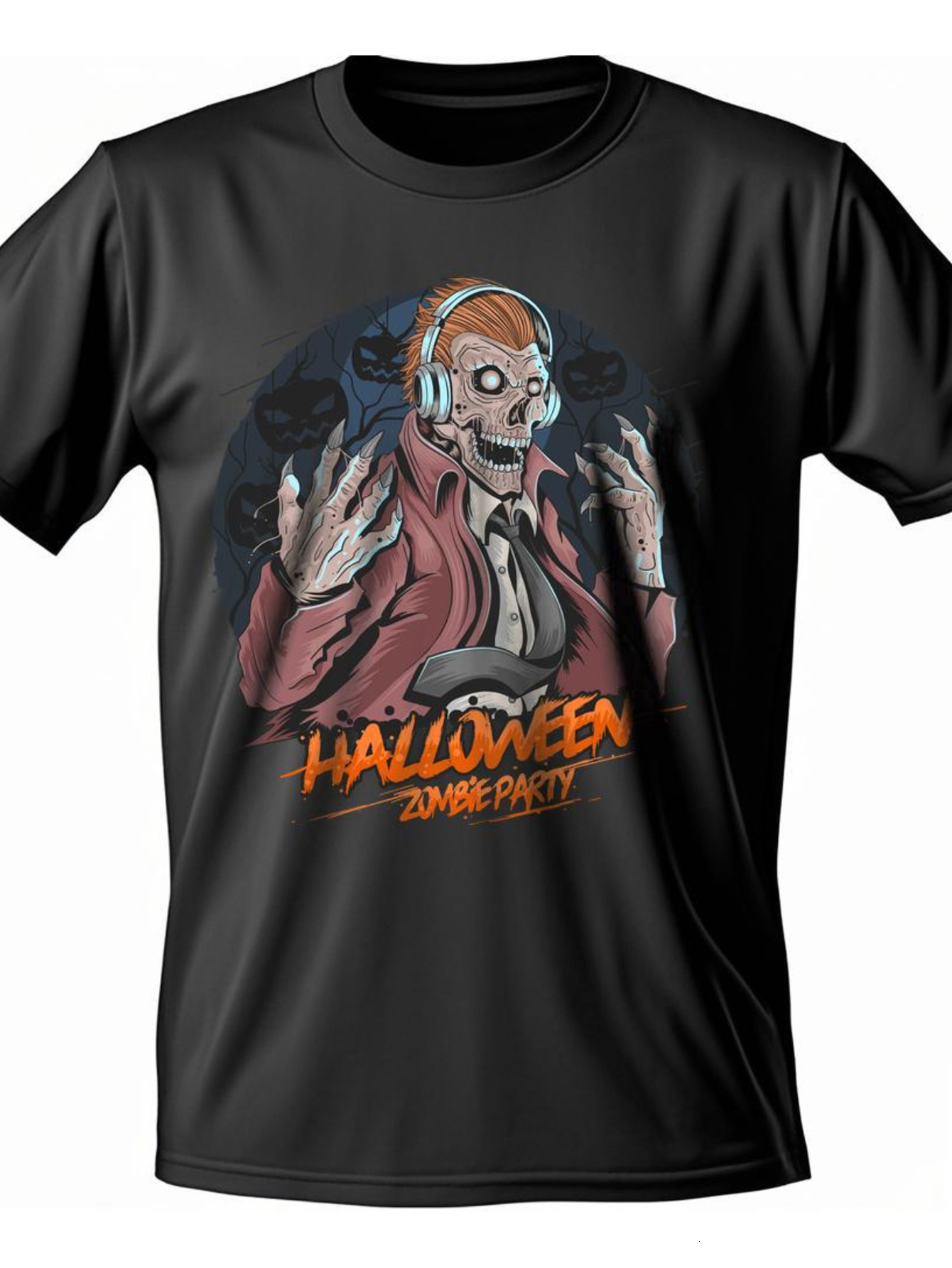 Dongdumaoyi 180G White Cotton Text Short Sleeve Adult Round Collar T Shirts Men Black Graphics S-3Xl Halloween e9c1