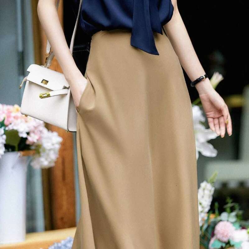 New In Female Skirts A Line Womens Skirt Midi Casual Clothing Sales Summer 2025 High Quality Cheap Chic and Elegant Modest V