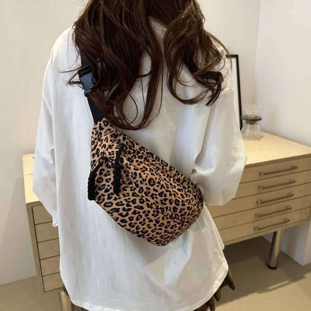 Oxford Leopard Print Belt Adjustable Strap Waterproof Butterfly Waist Bag Fashion Multifunctional Shoulder Bags bag