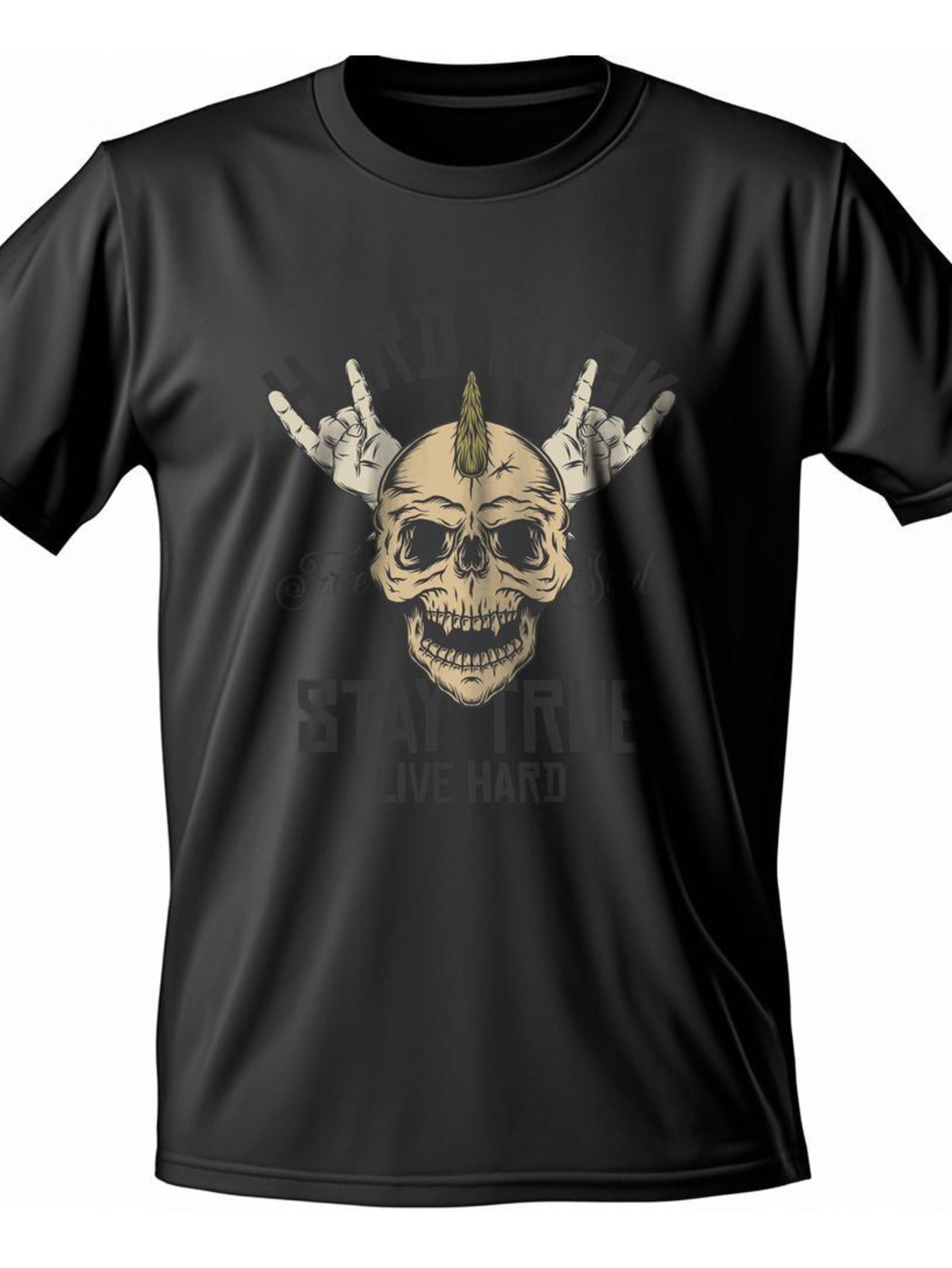 Dongdumaoyi 180G Round Collar Skull Adult Black Men Cotton S-3Xl Short Sleeve White T Shirts Text 3f0a