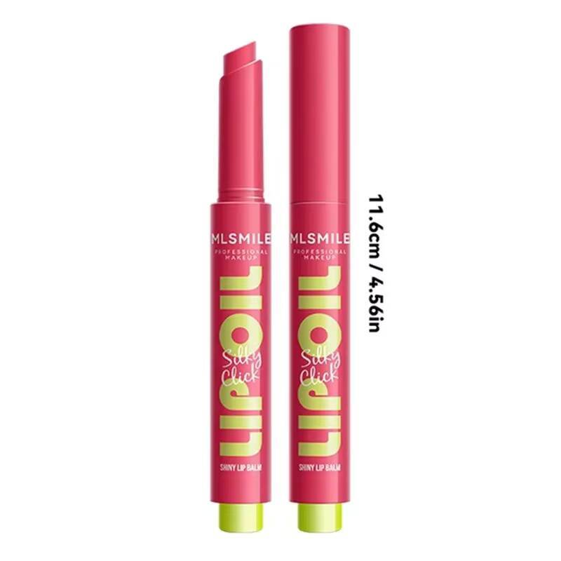 9 Colors Waterproof Long Lasting Press Lipstick Easy To Color Moisturizing Pearl Mirror Solid Gloss Lip Care Cosmetics happy