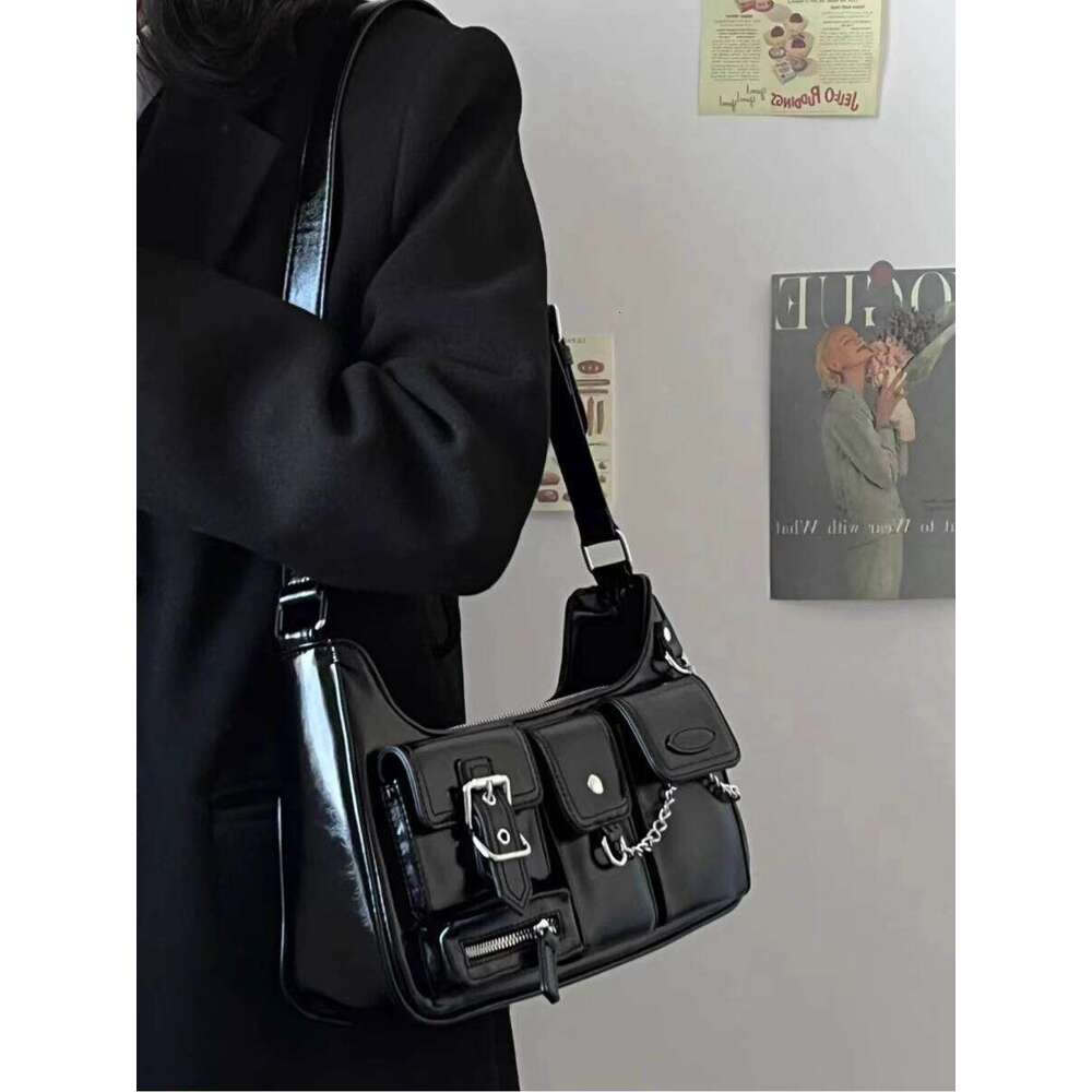 Motorcycle for Crossbody New Trendy Women Underarm High end Shoulder Chain Tote Bag
