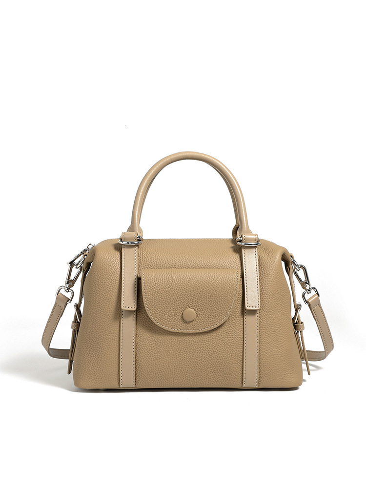 Free Shipping Versatile Handbag For Women Genuine Leather Commuter Shoulder Bag Luxury 2025 New Style Designer Bags Textured Bag Handbag