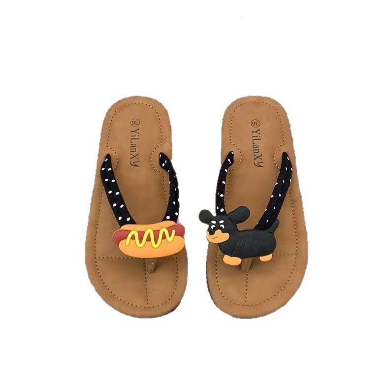 Summer Luxury bag Hot Selling Cartoon Cute Flip Flops for Outdoor Wear New Non Slip Versatile Soft Sole Beach Flat Ins Slippers